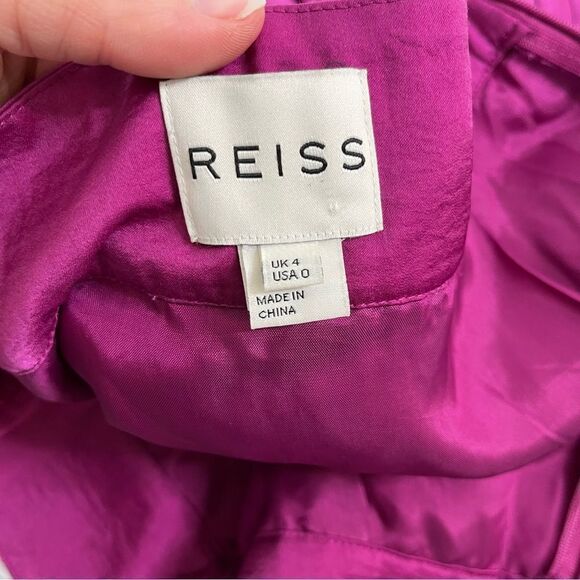 Reiss hot pink ruffle skirt - Picture 3 of 5